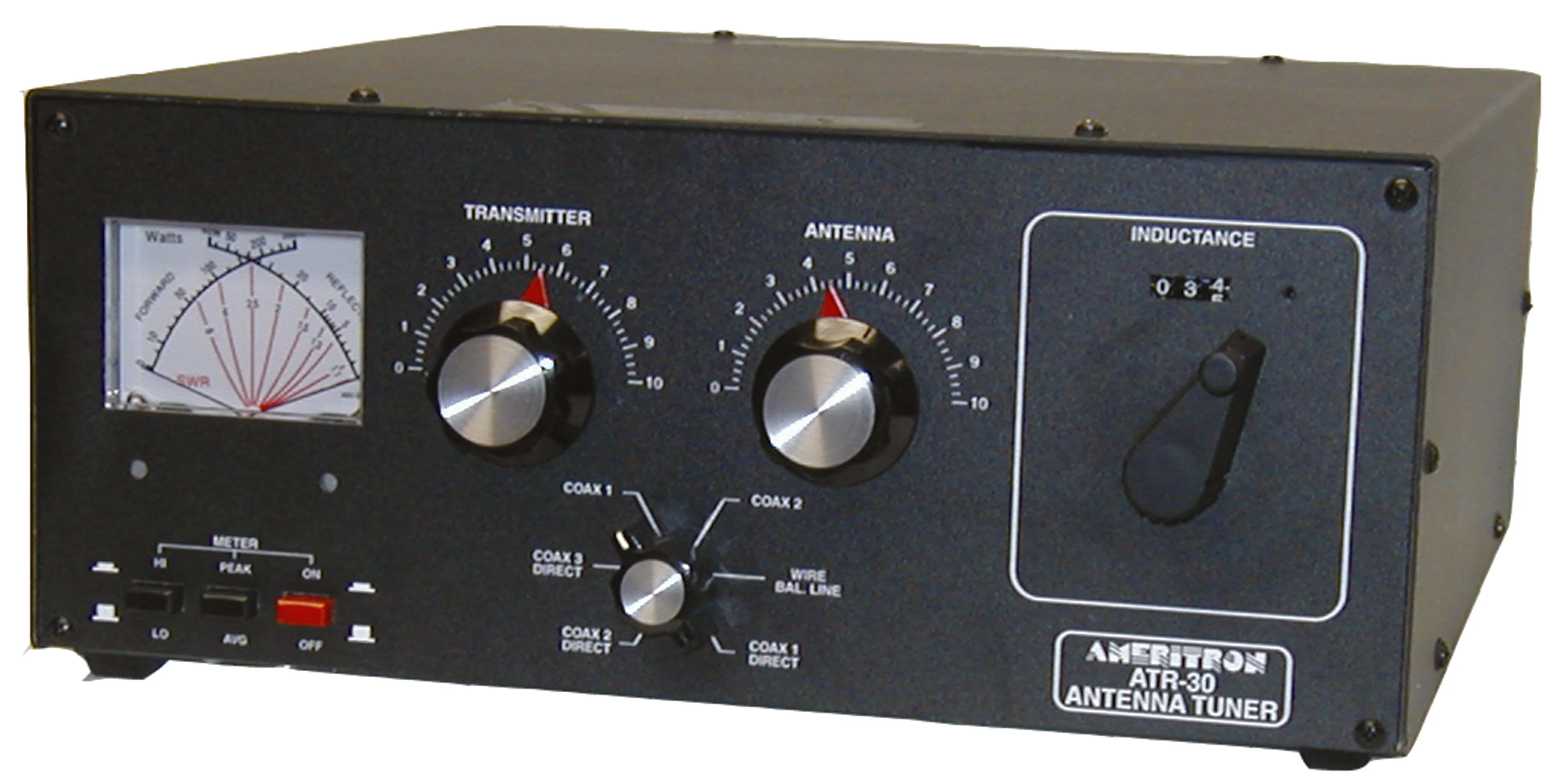 ATR-30 HF Antenna Tuner with Aircore roller inductor, 500 pF matching capacitors, USED - Image 3