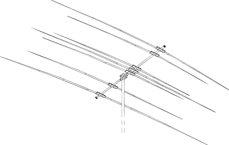 DB-1217, HF BEAM, DUAL BAND, 12/17 METERS, 7-ELEMENTS