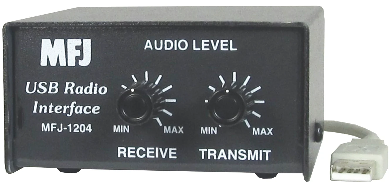 MFJ-1204P8,USB to Radio Interface with 8 pin round microphone cable - Image 2