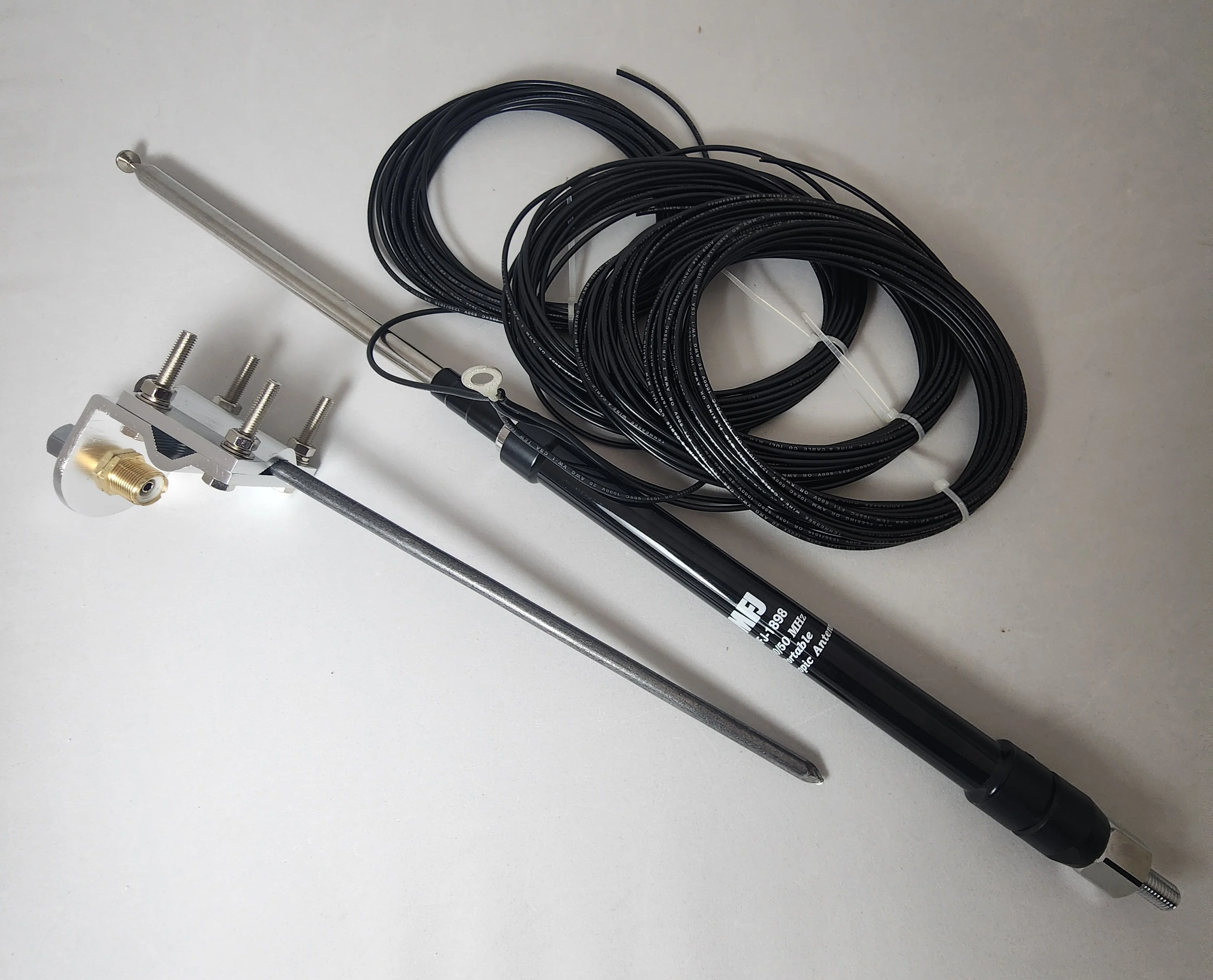 MFJ-1898MR, 40-6 M POTA/Portable Antenna with FASTTUNE(TM) Inductor and Push-in-Ground QUIKSPIKE(TM) Mount, Radials - Image 3