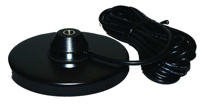 MFJ-335BT, MOUNT, 5" MAGNET, 3/8-24 W CABLE