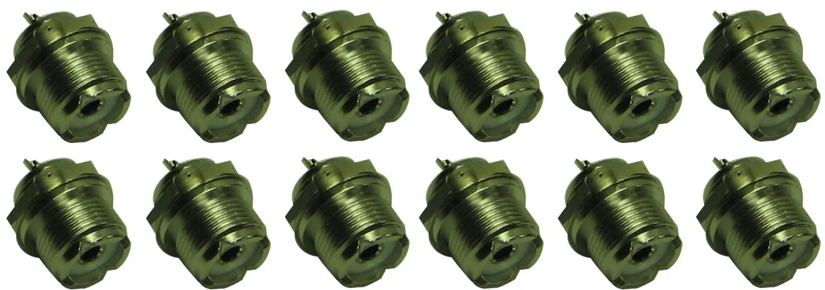 MFJ-7722P, 12PACK, 7722 SO-239 SGL HOLE TEFLON