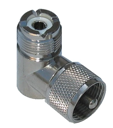 MFJ-7734, ADAPTOR, SO-239 to PL-259 RIGHT ANGLE Adaptor