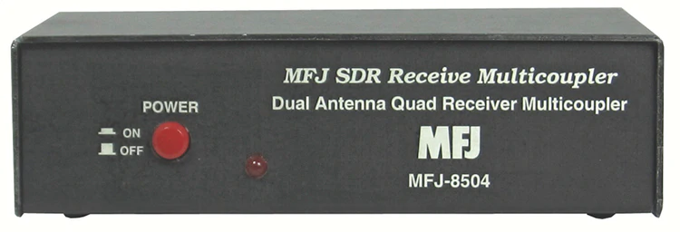 MFJ-8504NB, SDR RECEIVER MULTI-COUPLER, W/AM NOTCH FILTER, BNC