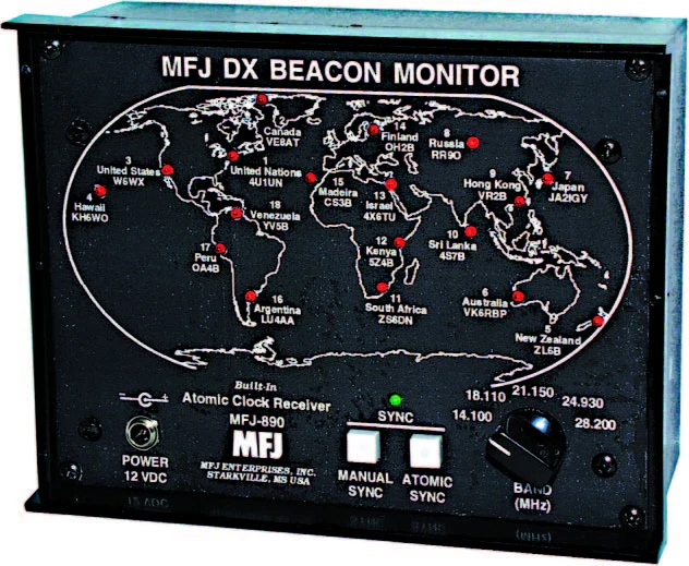 MFJ-890, ATOMIC DX BECON MONITOR
