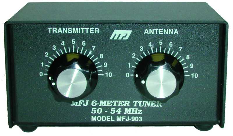 MFJ-903, 6-M TUNER/50-54 MHz