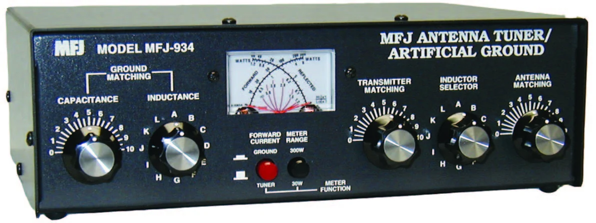 MFJ-934, ANTENNA TUNER/ARTIFICIAL GROUND, HF