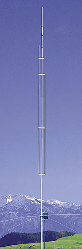 R-6000, Vert, Multiband, Indep 6, 10, 12, 15, 17, 20m, 2