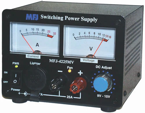 SEC-4225MV, SWITCHING PS,25A , 12VDC, AV MTR, ADJ. LED LIGHT