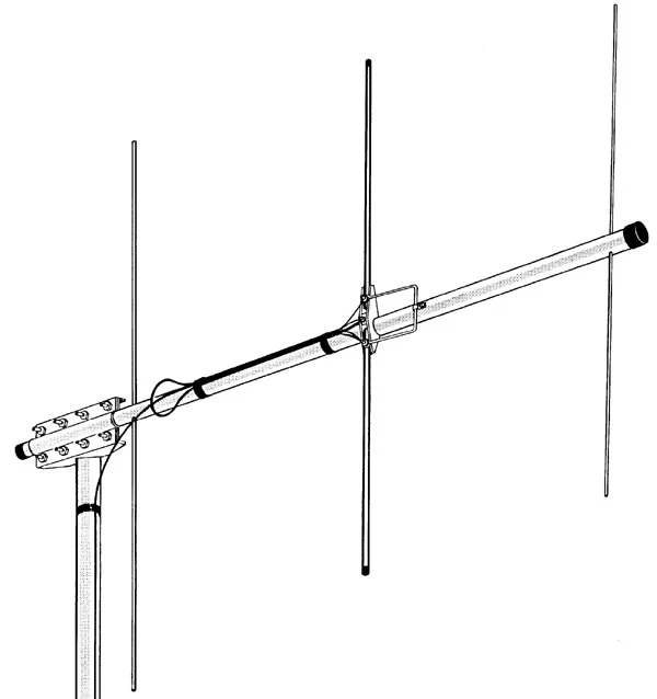 VB-23FM, 3 ELEMENT 2M WITH BETA MATCH ACCEPTS 2 MAST 6.1