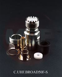 ZMP-CS10F-U, M,P UHF,SO-239, SOLDER, 10MM, BROAD-PRO/HYP/AB/10